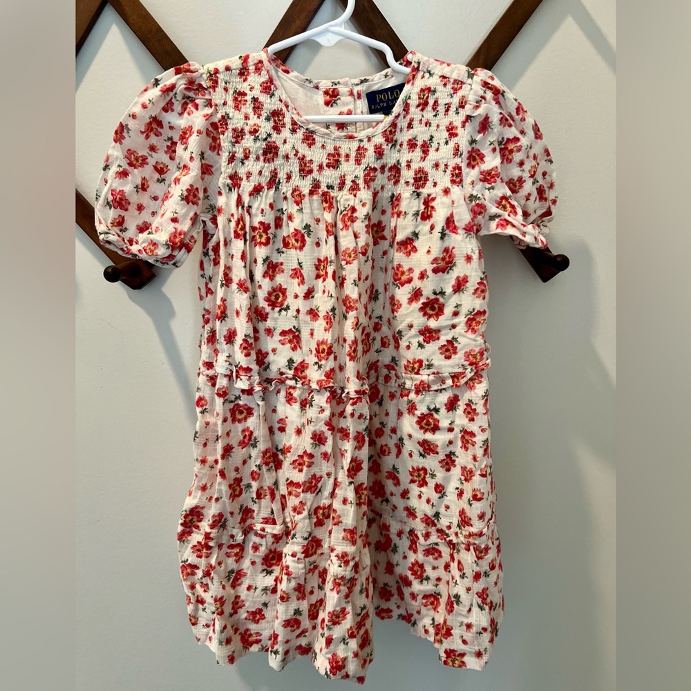 Polo Ralph Lauren dress floral girls size 5